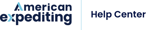 American Expediting Help Center logo